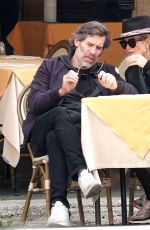 LAETICIA HALLYDAY and Jalil Lespert Out in Rome 11/02/2020
