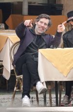 LAETICIA HALLYDAY and Jalil Lespert Out in Rome 11/02/2020
