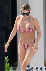 LARSA PIPPEN in Bikini at a Pool in Ft. Lauderdale 11/10/52020