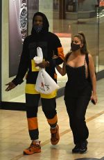 LARSA PIPPEN Out at a Mall in Miami 11/23/2020