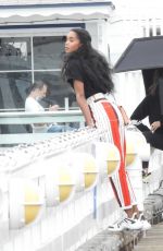 LAURA HARRIER at a Photoshoot at Malibu Pier 11/19/2020