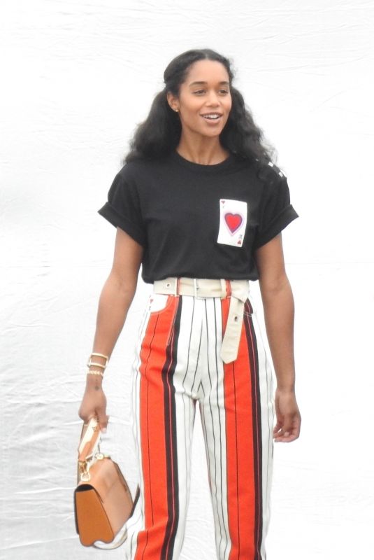 LAURA HARRIER at a Photoshoot at Malibu Pier 11/19/2020