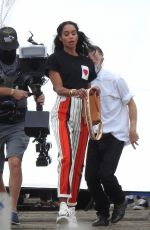 LAURA HARRIER at a Photoshoot at Malibu Pier 11/19/2020