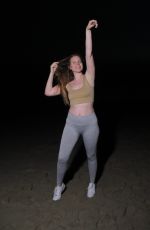 LAUREN-ASHLEY out on Thanksgiving Day at a Beach in Los Angeles 11/26/2020