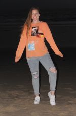 LAUREN-ASHLEY out on Thanksgiving Day at a Beach in Los Angeles 11/26/2020