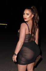 LAUREN GOODGER Leaves a TV Studio in Barnet 11/12/2020