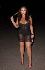LAUREN GOODGER Leaves a TV Studio in Barnet 11/12/2020
