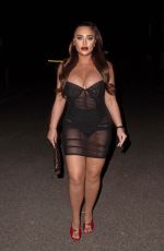LAUREN GOODGER Leaves a TV Studio in Barnet 11/12/2020