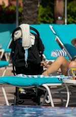 LAURYN GOODMAN in Bikini at a Pool in Dubai 11/26/2020