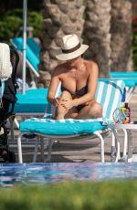 LAURYN GOODMAN in Bikini at a Pool in Dubai 11/26/2020