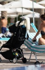 LAURYN GOODMAN in Bikini at a Pool in Dubai 11/26/2020