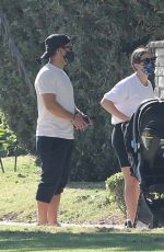 LEA MICHELE and Zandy Reich Out in Santa Monica 11/02/2020