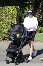 LEA MICHELE and Zandy Reich Out in Santa Monica 11/02/2020