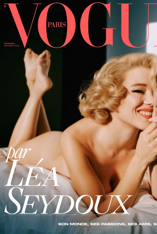 LEA SEYDOUX for Vogue Paris, December 2020/January 2021