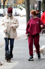 LILI REINHART and MADELAINE PETSCH Out with Their Dogs in Vancouver 11/29/2020