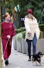 LILI REINHART and MADELAINE PETSCH Out with Their Dogs in Vancouver 11/29/2020