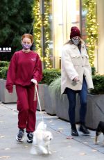 LILI REINHART and MADELAINE PETSCH Out with Their Dogs in Vancouver 11/29/2020