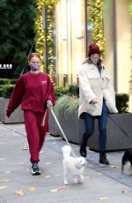 LILI REINHART and MADELAINE PETSCH Out with Their Dogs in Vancouver 11/29/2020