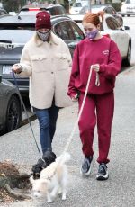 LILI REINHART and MADELAINE PETSCH Out with Their Dogs in Vancouver 11/29/2020