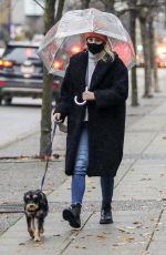 LILI REINHART Out with Her Dog in Vancouver 11/14/2020