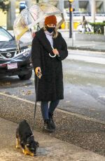 LILI REINHART Out with Her Dog in Vancouver 11/14/2020