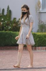 LILY COLLINS and Charlie McDowell Out in Los Angeles 10/16/2020