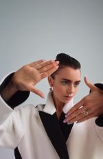 LILY COLLINS in Byrdie Magazine, Fall/Winter 2020