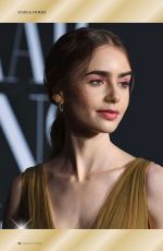 LILY COLLINS in Moments Magazine, December 2020