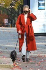 LILY REINHART Out with Her Dog in Vancouver 11/08/2020