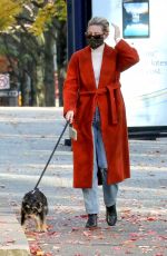 LILY REINHART Out with Her Dog in Vancouver 11/08/2020
