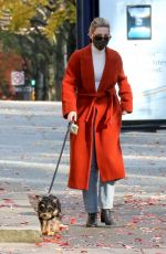 LILY REINHART Out with Her Dog in Vancouver 11/08/2020