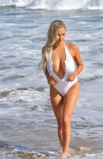 LINDSEY PELAS in Swimsuit at a Beach in Malibu 11/09/2020