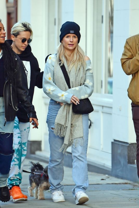 LOTTIE MOSS Out in London 11/08/2020