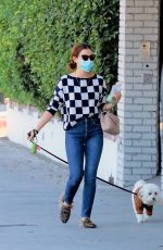 LUCY HALE Out with Her Dog in Los Angeles 11/12/2020
