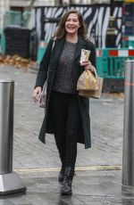 LUCY HOROBIN Arrives at Global Radio in London 11/20/2020
