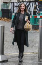 LUCY HOROBIN Arrives at Global Radio in London 11/20/2020