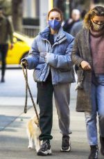 MADELAINE PETSCH and LILY REINHART Out with Their Dogs in Vancouver 11/09/2020