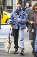 MADELAINE PETSCH and LILY REINHART Out with Their Dogs in Vancouver 11/09/2020