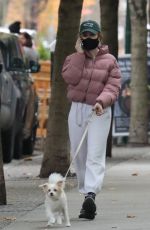 MADELAINE PETSCH Ou with Her Dog in Vancouver 11/11/2020