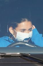 MADISON BEER Drives on Biden’s Victory Parade in West Hollywood 11/07/2020