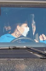 MADISON BEER Drives on Biden’s Victory Parade in West Hollywood 11/07/2020