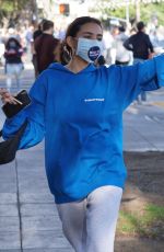 MADISON BEER Drives on Biden’s Victory Parade in West Hollywood 11/07/2020