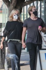 MALIN AKERMAN and Jack Donnelly at Figaro Bistrot in Los Feliz 11/23/2020