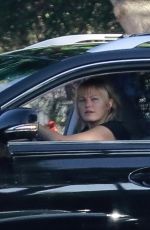 MALIN AKERMAN Out Driving in Los Angeles 11/14/2020