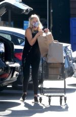 MALIN AKERMAN Out Shopping in Los Feliz 11/17/2020