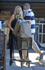 MALIN AKERMAN Out Shopping in Los Feliz 11/17/2020