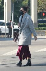 MANDY MOORE Leaves an Acupuncture Clinic in Los Angeles 11/11/2020