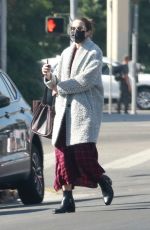 MANDY MOORE Leaves an Acupuncture Clinic in Los Angeles 11/11/2020