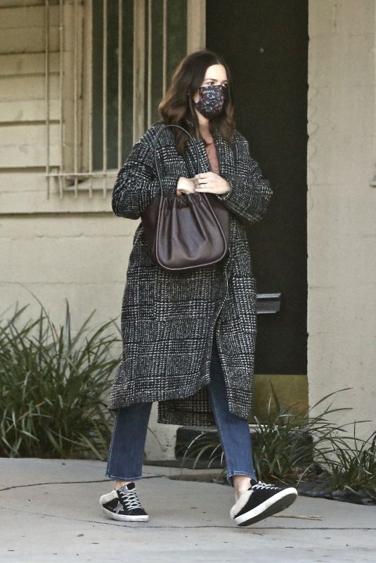 MANDY MOORE Out and Aboout in Los Angeles 11/08/2020