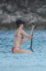 MARTHA HUNT in Bikini Paddleboarding in Tulum 11/12/2020